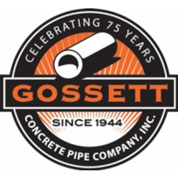 Gossett Concrete Pipe Co logo